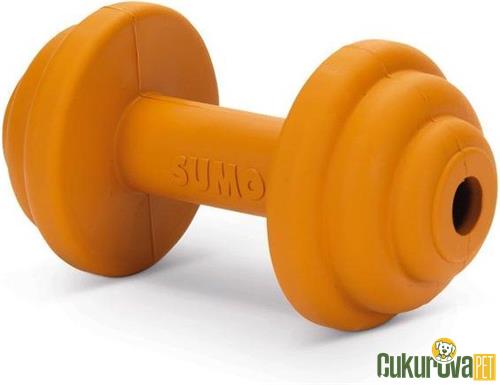 BEEZTEES SUMO HALTER ŞEKLİNDE DENTAL OYUNCAK TURUNCU 13 x 7 CM 