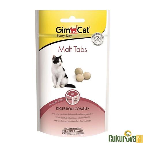 GIMCAT MALT TABS ŞEKERSİZ KEDİ ÖDÜL MAMASI 40 GR