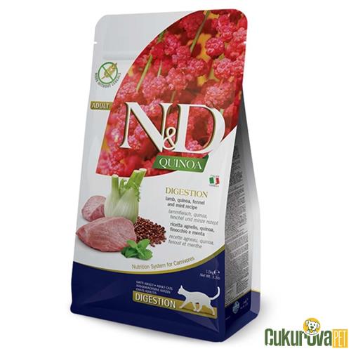 N&D QUINOA DIGESTION KUZULU KINOALI YETİŞKİN KEDİ MAMASI 1.5 KG