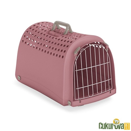 IMAC KEDİ & KÖPEK TAŞIMA KAFESİ LINUS SECOND LIFE - PEMBE - 52.5 x 32 x 34.5 CM