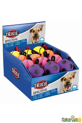 TRIXIE KÖPEKLER İÇİN SUDA YÜZEN NATUREL FOSFORLU TOP 6 CM