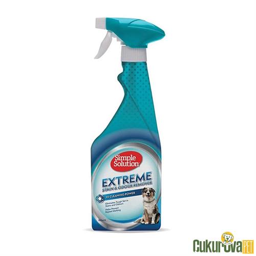 SIMPLE SOLUTION EXTREME 3 KAT ETKİLİ KÖPEK LEKE VE KOKU GİDERİCİ SPREY 500 ML