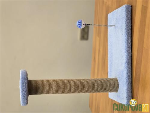 C.P. KEDİ TIRMALAMA TAHTASI HACIYATMAZLI 40 x 25 x 40 CM - MAVİ