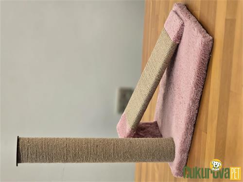 C.P. RAMPALI KEDİ TIRMALAMA TAHTASI 40 x 20 x 50 CM - PEMBE 