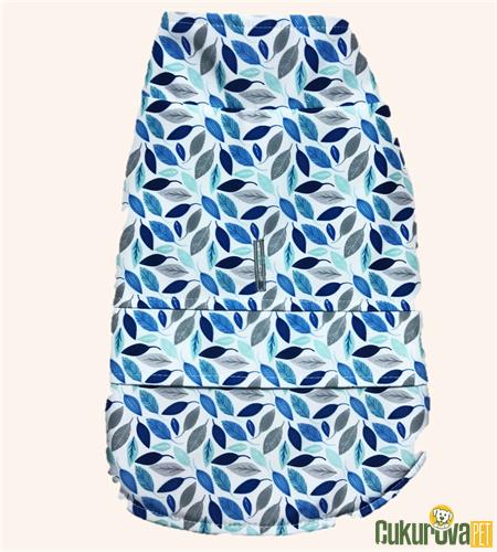 BLUE LEAF DİK YAKA WATERPROOF YELEK POLARLI