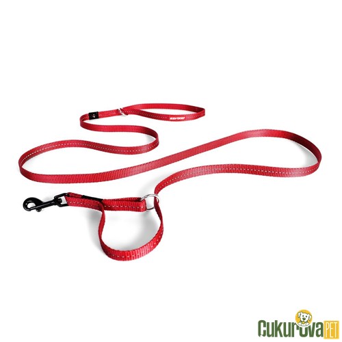 EZYDOG KÖPEK GEZDİRME KAYIŞI LEASH VARIO 4 LITE 185 CM - KIRMIZI