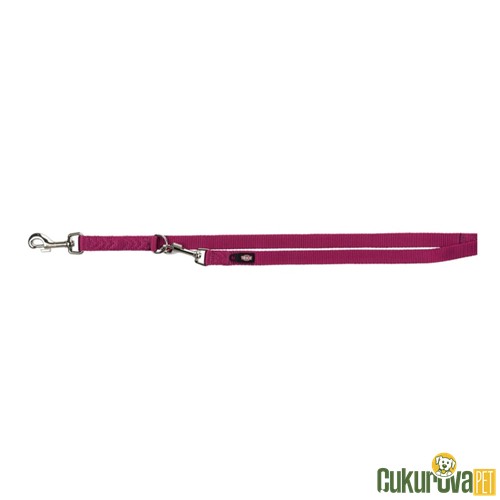 TRIXIE AYARLANABİLİR PREMIUM KÖPEK GEZDİRME KAYIŞI 2 M - 15 MM - PEMBE 