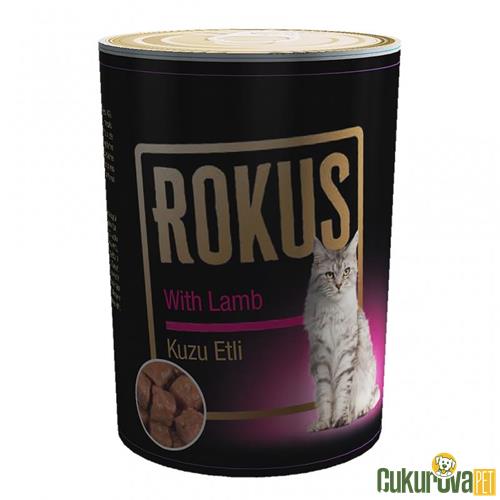 ROKUS KUZU ETLİ YETİŞKİN KEDİ KONSERVESİ 410 GR