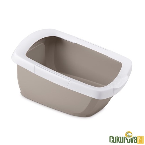 Imac Açık Kedi· Tuvaleti Funny - Bej / Beyaz - 65 x 47.5 x 33 Cm
