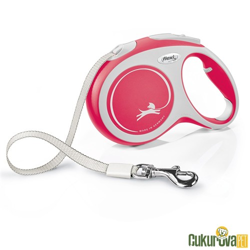 FLEXI NEW COMFORT ŞERİT 5 M - KIRMIZI - L 