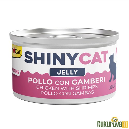 Gimcat Shiny Cat Konserve Kedi Maması Tavuk & Karidesli 70 Gr
