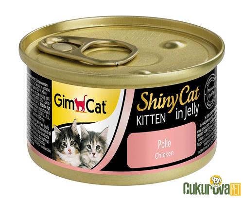 GIMCAT SHINYCAT KONSERVE KEDİ MAMASI - YAVRU TAVUKLU 70 GR 