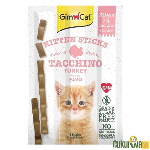 GIMCAT STICKS KITTEN HİNDİLİ ÖDÜL ÇUBUKLARI 3 x 3 GR