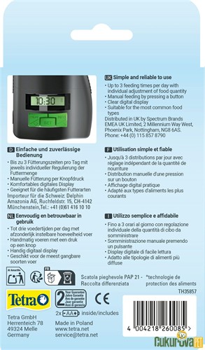 Tetra MyFeeder Akvaryum Otomatik Yem Makinesi