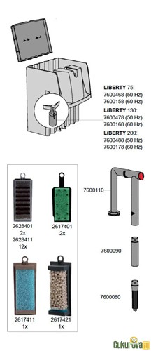 Eheim Liberty 75 - 2040 Akvaryum Askı & Şelale Filtre