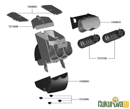 Eheim TwinFeeder 3582 Akvaryum Otomatik Yem Makinesi
