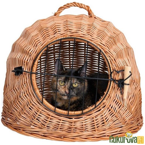 Trixie Hasır Kedi Evi ve Taşıma Sepeti 50 Cm