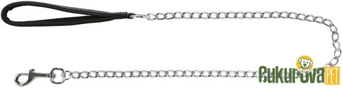 TRIXIE ZİNCİR KÖPEK GEZDİRME TASMASI 100 CM x 4 MM - SİYAH 