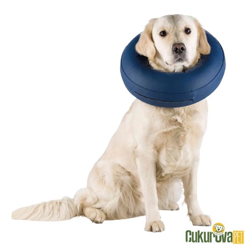 Trixie Şişme Köpek Yakalığı Mavi S - M / 32 - 40 Cm