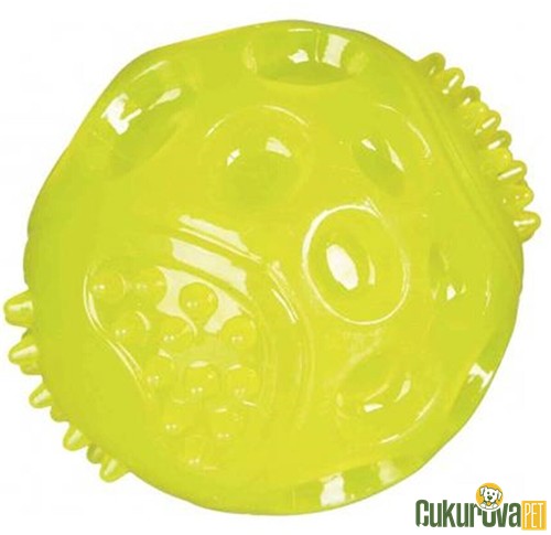 Trixie Işıklı Termoplastik Kauçuk Top Köpek Oyuncağı Karışık Renkli - 7.5 Cm