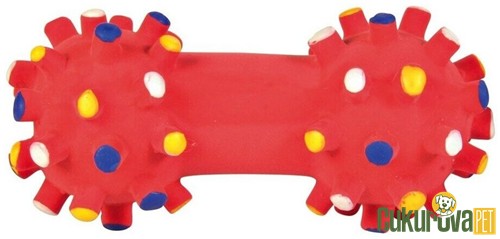 Trixie Mini Dumbell Lateks Köpek Oyuncağı Karışık Renkli - 10 Cm