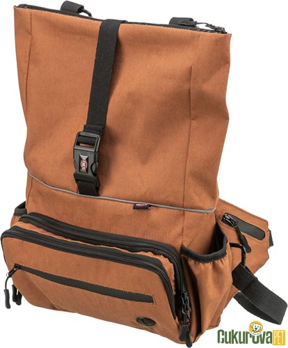 Trixie Ralltop Tasma Sistemli Sırt ve Bel Çantası Kahverengi - 39 x 7 x 24 / 32.5 Cm