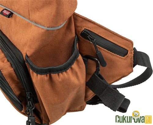 Trixie Ralltop Tasma Sistemli Sırt ve Bel Çantası Kahverengi - 39 x 7 x 24 / 32.5 Cm