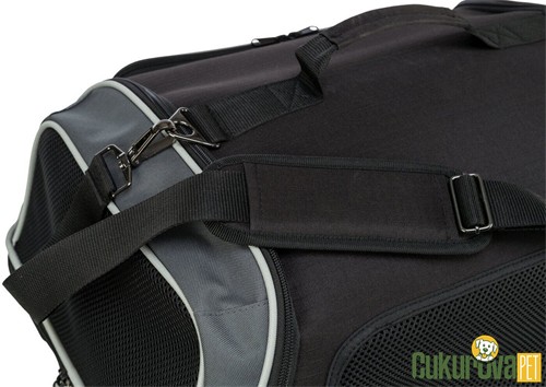 Trixie Airline Boarding Kabin Boy Kedi & Köpek Taşıma Çantası Siyah - Gri / 55 x 23 x 40 Cm