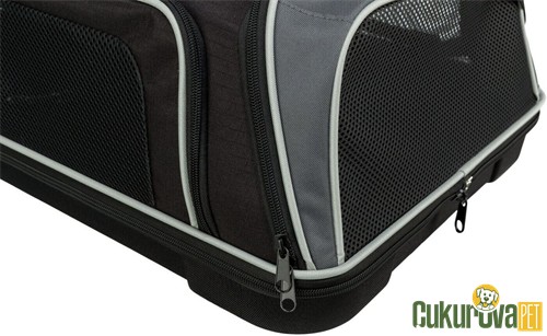 Trixie Airline Boarding Kabin Boy Kedi & Köpek Taşıma Çantası Siyah - Gri / 55 x 23 x 40 Cm