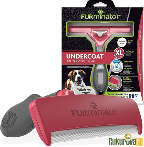 Furminator UnderCoat Kısa Tüylü Köpek Tarağı XL - 11.5 Cm