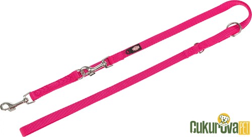 TRIXIE AYARLANABİLİR PREMIUM KÖPEK GEZDİRME KAYIŞI 2 M - 15 MM - FUŞYA