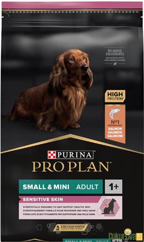 PRO PLAN SENSITIVE SKIN SOMONLU KÜÇÜK IRK YETİŞKİN KÖPEK MAMASI 7 KG
