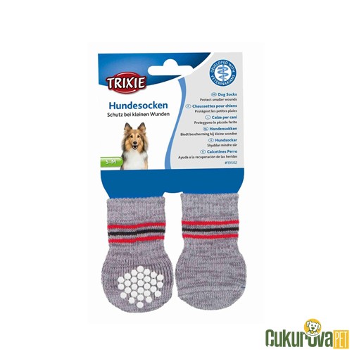 TRIXIE KÖPEK ÇORABI KAYDIRMAZ 2'Lİ - BORDER COLLIE - S - M