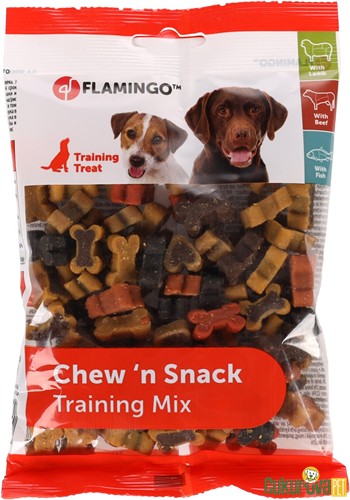 FLAMINGO CHEW'N SNACK TRAINING MIX KÖPEK ÖDÜLÜ 150 GR