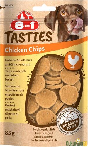 8 IN 1 CHICKEN CHIPS TAVUKLU KÖPEK ÖDÜL MAMASI 85 GR