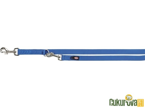 TRIXIE AYARLANABİLİR PREMIUM KÖPEK GEZDİRME KAYIŞI 2 M x 15 MM - MAVİ 
