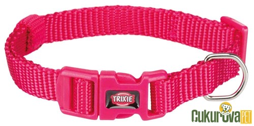 TRIXIE KÖPEK PREMIUM BOYUN TASMASI 22 - 35 CM x 10 MM - XS - S - FUŞYA