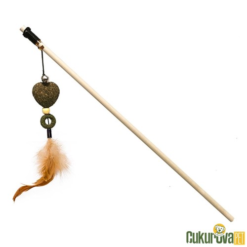 EASTLAND TÜYLÜ CATNIPLI KALP KEDİ OLTASI 40 CM