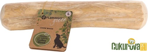 Flamingo Java Çubuklu Çiğneme Tahtası Köpek Oyuncağı L - Açık Kahverengi