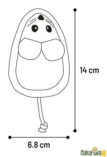 Flamingo Kagra Baykuş Ve Fare Peluş Kumaş Kedi Oyuncağı 8 Cm