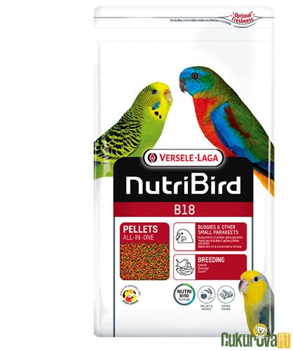 VERSELE LAGA NUTRIBIRD B18 MUHABBET KUŞLARI VE PARAKETLER PELET YEM 3 KG 