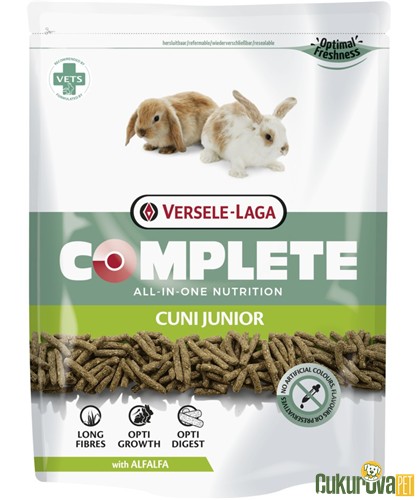 VERSELE LAGA COMPLETE CUNI JUNIOR YAVRU TAVŞAN PELLET YEMİ 500 GR