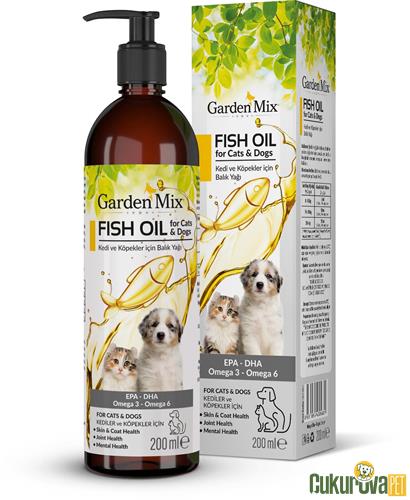 GARDENMIX KEDİ VE KÖPEK SOMON YAĞI - 200 ML