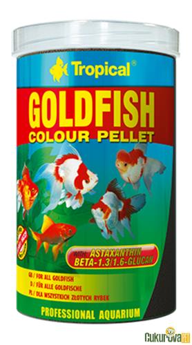 TROPICAL GOLDFISH COLOUR PELLET 250 ML - 90 GR 