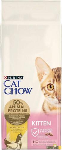 CAT CHOW KITTEN TAVUKLU YAVRU KEDİ MAMASI 15 KG