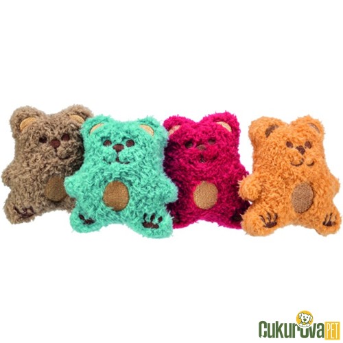TRIXIE KEDİ OYUNCAĞI PELUŞ AYI KEDİOTLU 8 CM