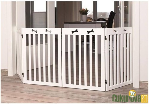 TRIXIE KÖPEK BARİYERİ 4 PARÇA 60 - 160 x 75 CM - BEYAZ