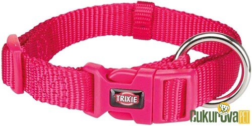 TRIXIE KÖPEK PREMIUM BOYUN TASMASI 15 - 25 CM x 10 MM - XXS - XS - FUŞYA 