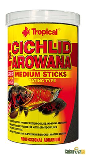 TROPICAL CICHLID&AROWANA M.STICKS 1000 ML - 360 GR