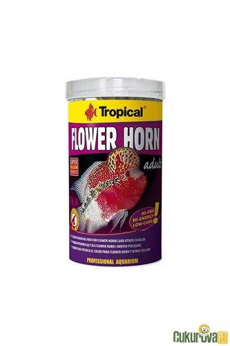 TROPICAL FLOWERHORN ADULT PELLET BALIK YEMİ 1000 ML - 380 GR